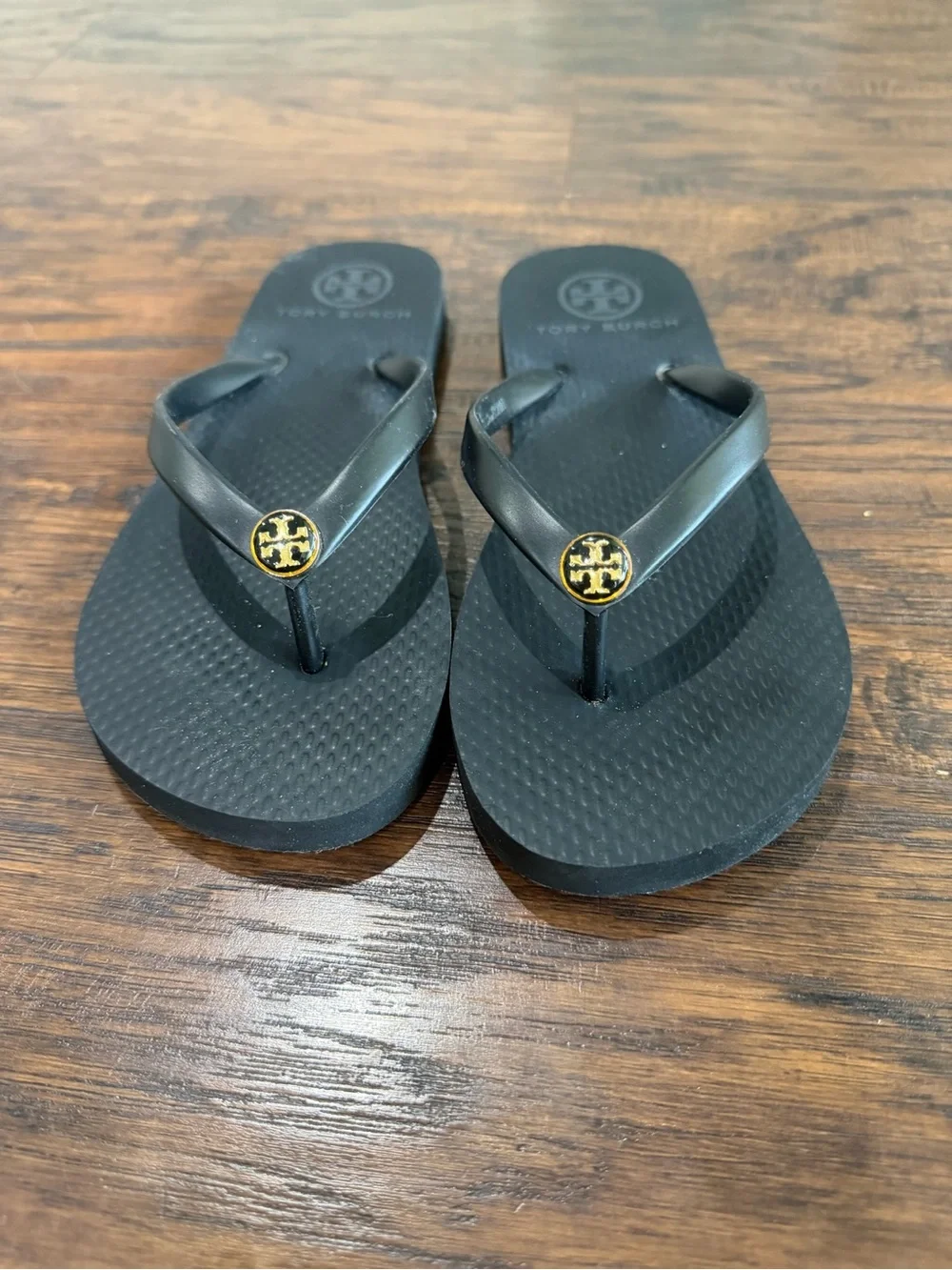 Tory Burch Women's Black Flip Flops Size 5